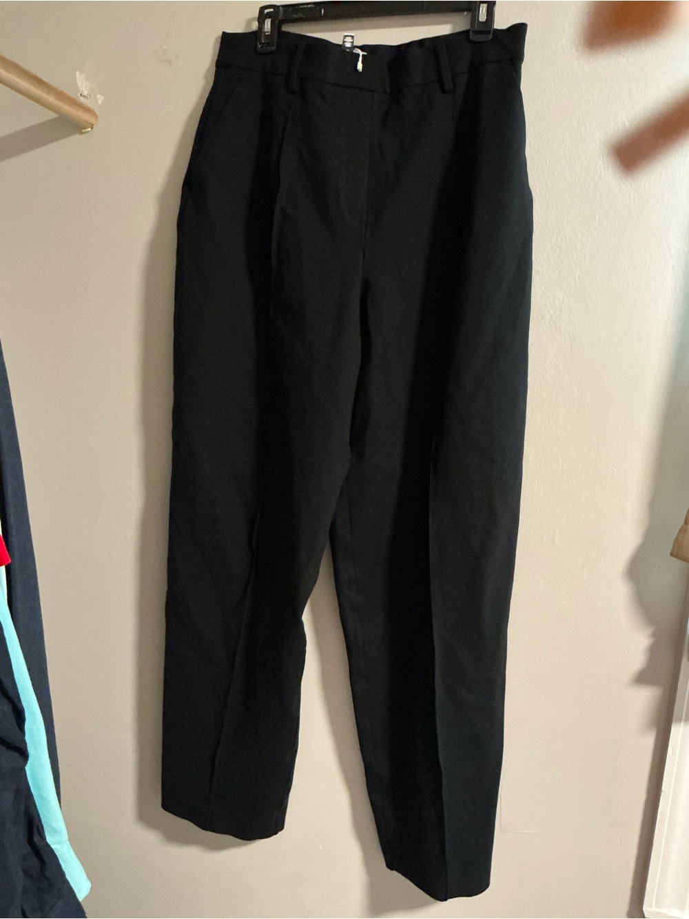 SPANX Black High-Rise Tailored Trousers